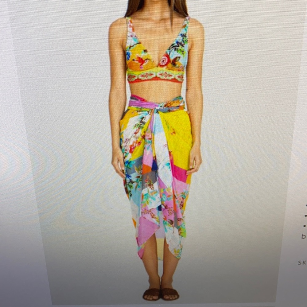 Johnny Was Camellia Sarong NWT!!!